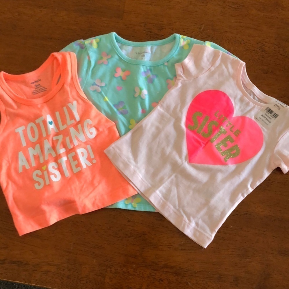 Carter’s Sister‎ shirts Set of (3)
